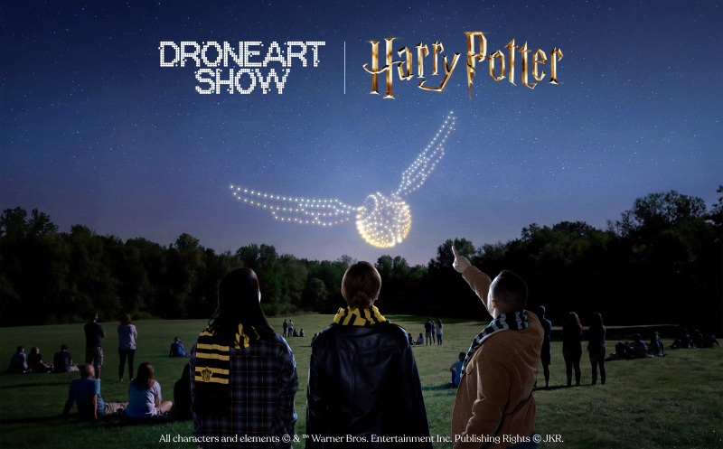 DroneArt Show: Harry Potter™ Turns Miami’s Night Sky Into a Wizarding World